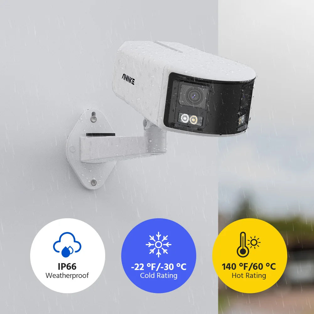 Smart Home 180° Dual Lens Outdoor Video Camera