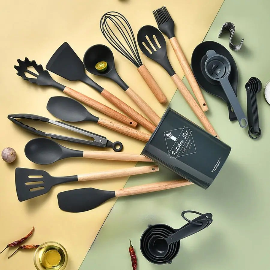 34Pcs/set, Non-stick Pot Special Cooking Tools Set