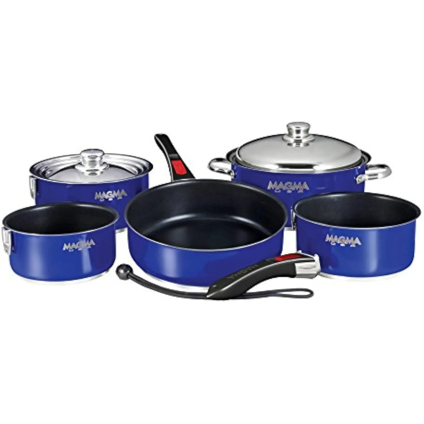 10Piece Gourmet Nesting Stainless Steel Cookware Set