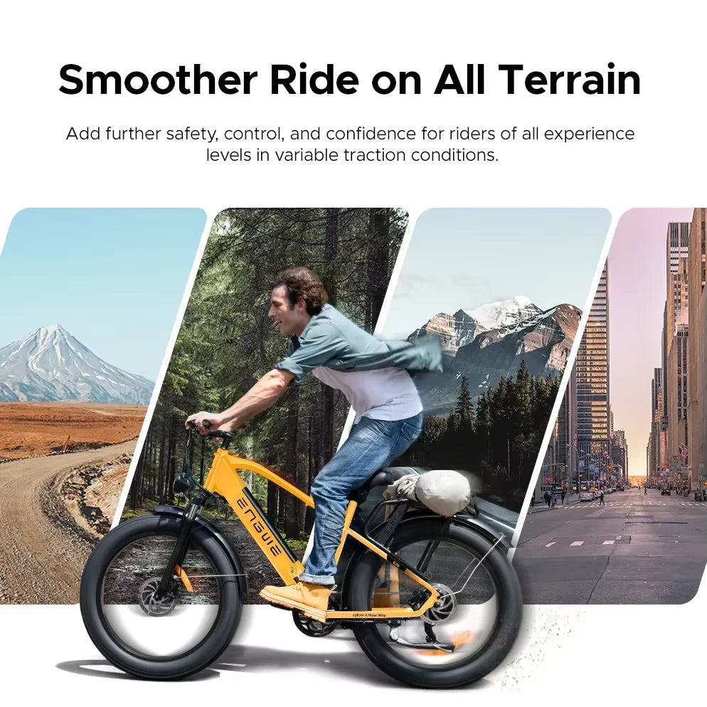 ENGWE E26 ST 250W 48V 16AH All-terrain Off-Road Electric Bicycle 26-inch Fat Tire Hydraulic Brake 32KM/H Resistance Bicycle