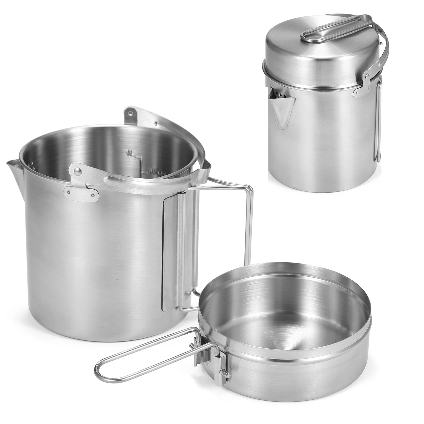 1L Stainless Steel Cooking Kettle