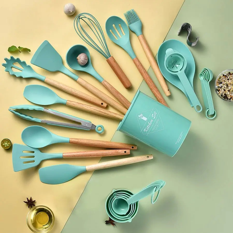 34Pcs/set, Non-stick Pot Special Cooking Tools Set