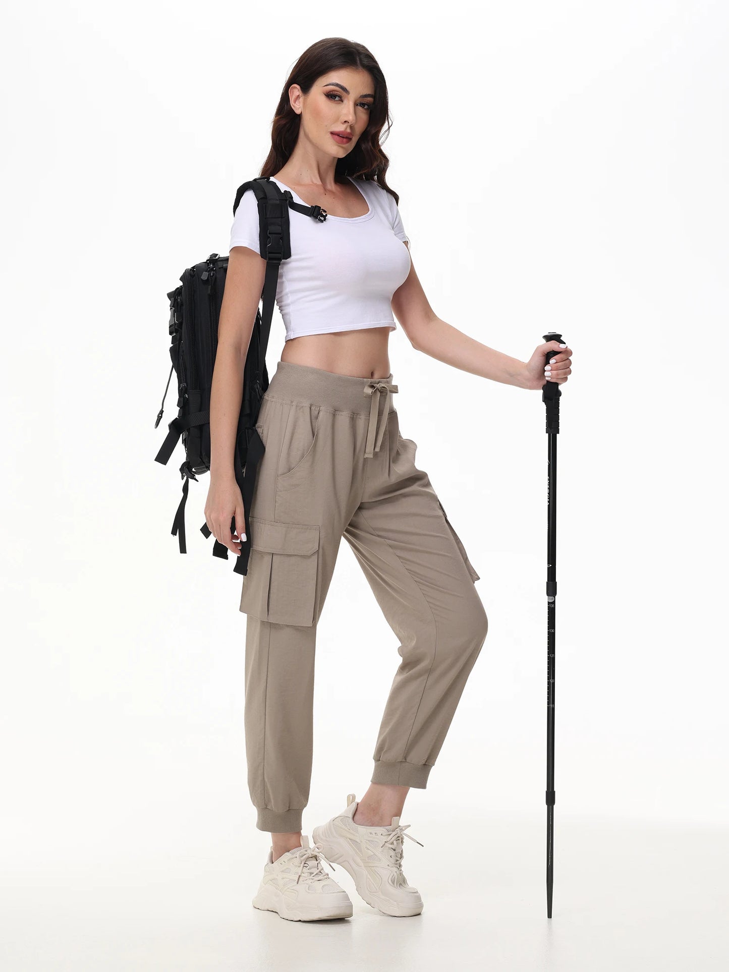 Summer Women's Cropped Jogger Pants,