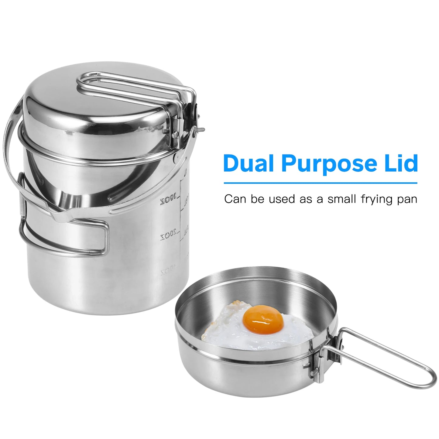 1L Stainless Steel Cooking Kettle