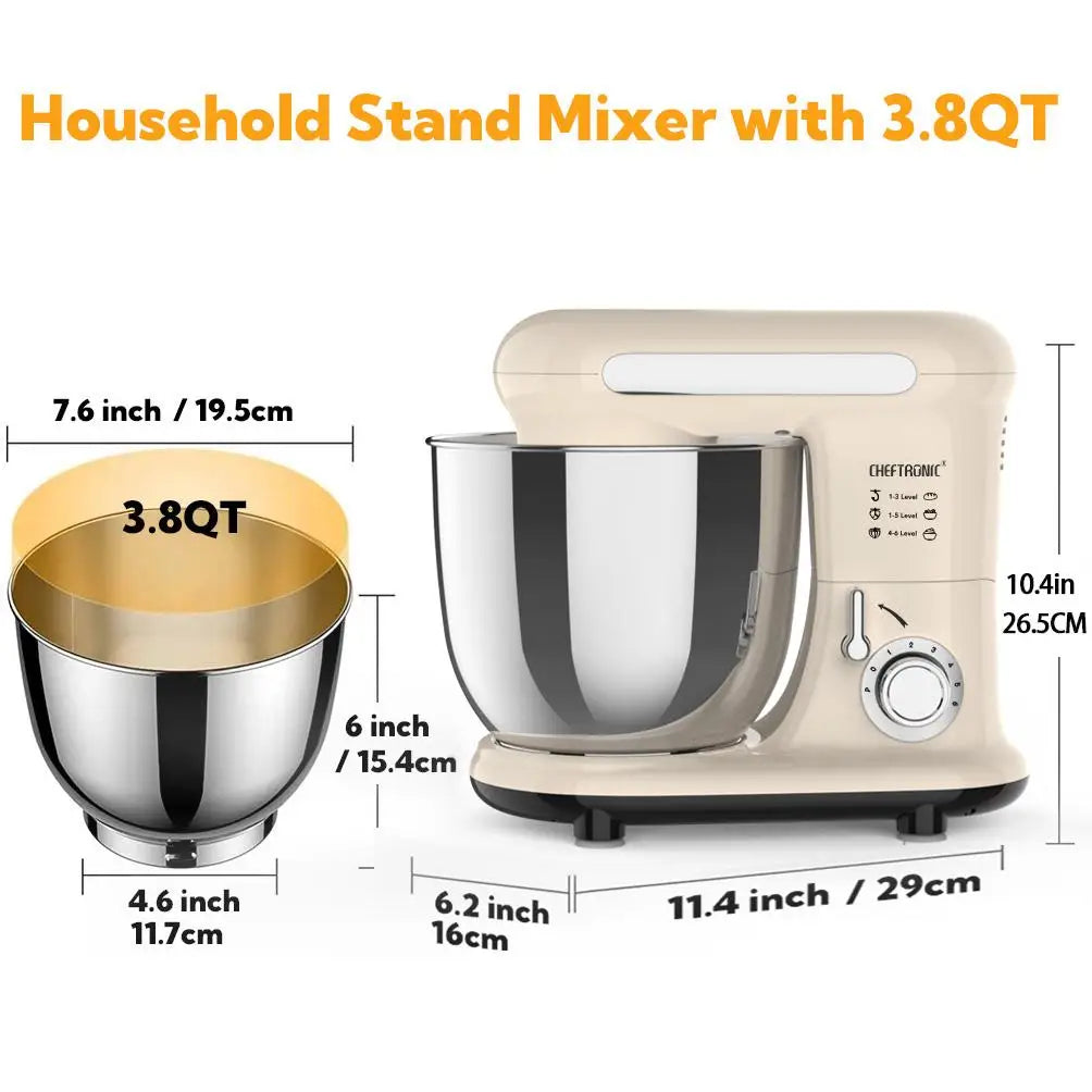 1pc Stand Mixer, Kitchen Electric Dough Mixer