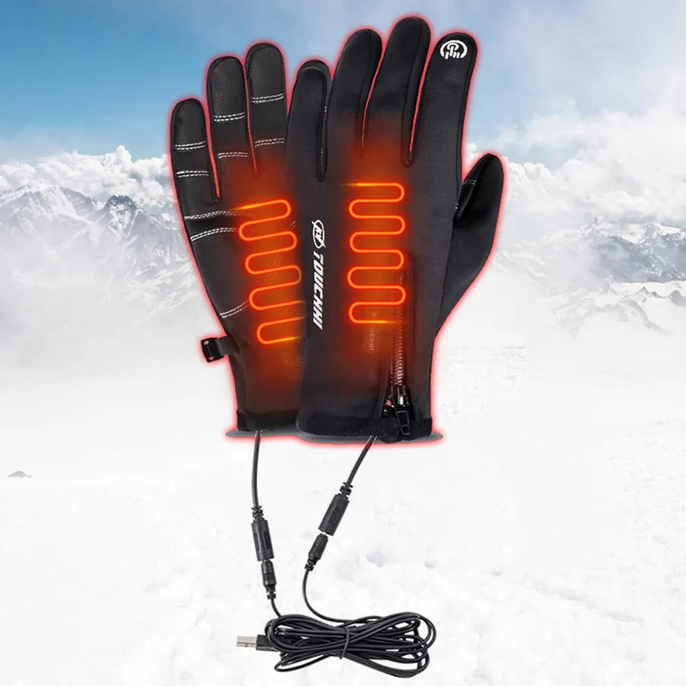 Winter Warm Cycling Waterproof Men's Gloves