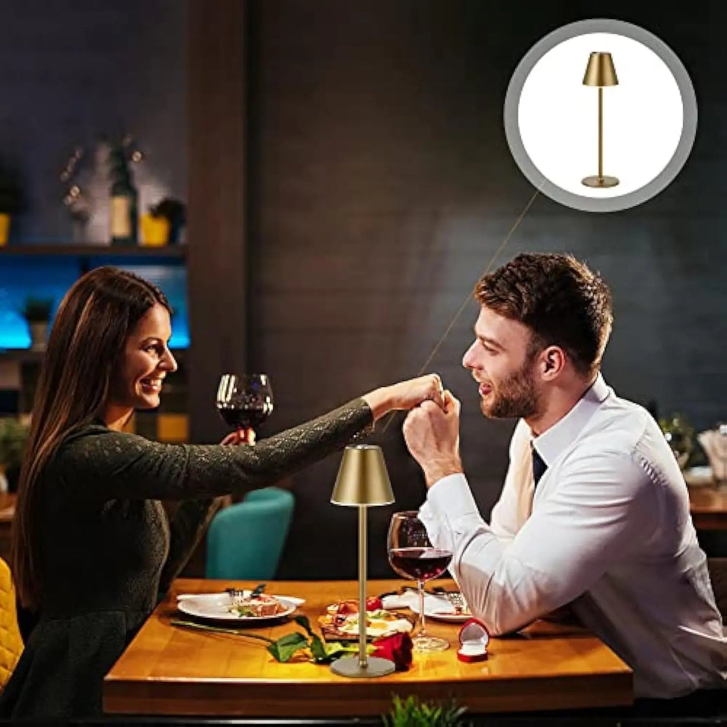 LED CordlessTable Lamp with Rechargeable Battery
