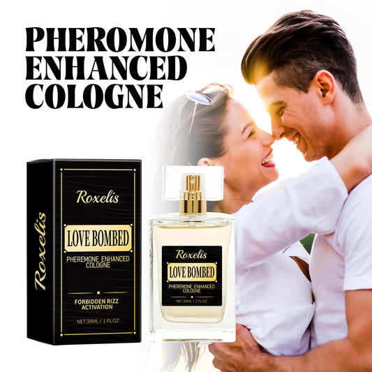 ROXELIS Pheromone Enhanced Cologne Men Perfume Spray Flirting Long Lasting Scent Romance Date Attract Intimate Partner 1 OZ 30ml