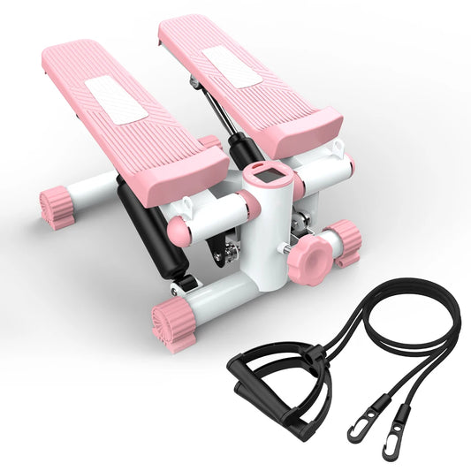 Mini stepper  with resistance band,