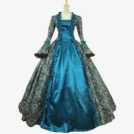 Medieval Hood Green Cocktail Dress