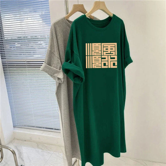 Women Clothing Chic Y2k Printed Dress
