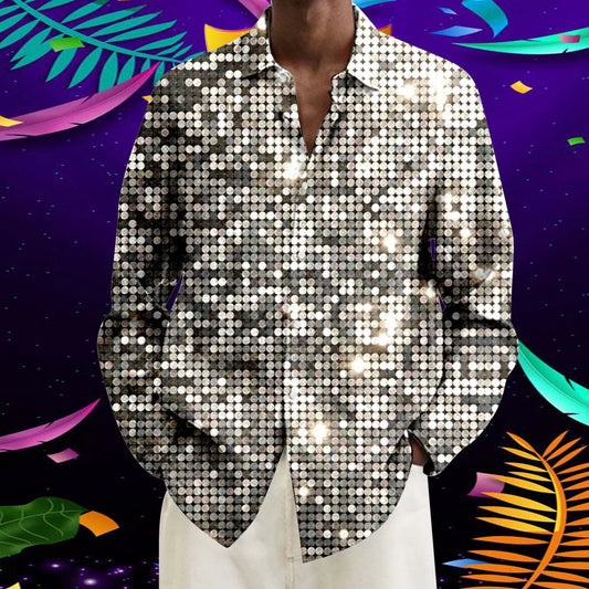 New Fashion Men's Mardi Gras Shirt